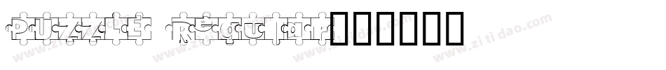 PUZZLE Regular字体转换